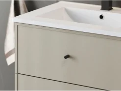 Armario de cachemira para lavabo 60 cm, 2 cajones Marco