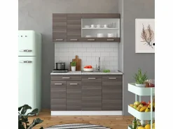 Hot Armario de cocina para techo inclinado gris noble 80x46x81.6 r-line Armario Para Buhardilla