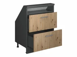 Online Vicco Armario de cocina para techo inclinado roble artesanal 60x46x81.6 r-line Color natural claro