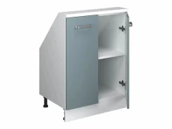 Online Armario de cocina para techo inclinado gris ado 60x46x81.6 r-line Armario Para Buhardilla