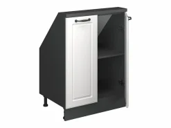 Hot Vicco Armario de cocina para techo inclinado blanco casa de campo 60x46x81.6 r-line Blanco roto