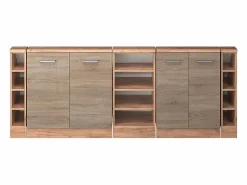 Vicco Armario de cocina para techo inclinado sonoma 210x46x81.6 r-line