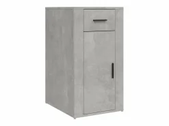 Online Armario de escritorio contrachapada hormigón 40x49x75 cm ES780221 Gris
