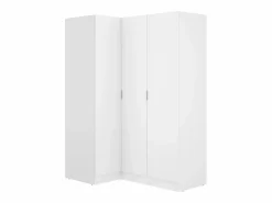Vente-unique Armario de esquina 3 puertas L132 cm en color - LISTOWEL
