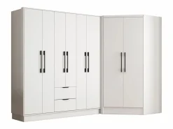 Online Armario de esquina de 8 puertas y 2 cajones Ancho 263 cm en - FEOVA Armario