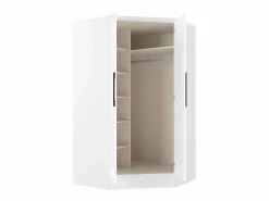 Vente-unique Armario de esquina de 2 puertas Ancho 101 cm color - AURALI