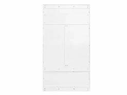 Merax Armario de guardarropa/pasillo con 2 puertas y perchero - 101,5 x 47 x 183 cm - Tablero de partículas -