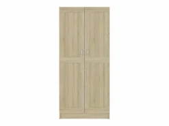 vidaxl Armario de libros contrachapada color roble 82,5x30,5x185,5 cm