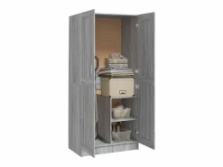 Armario de madera contrachapada Sonoma 82,5x51,5x180 cm ES230124