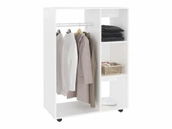 Clearance Armario de madera de ingeniería 80x40x110 cm ES303091 Armario Abierto, Vestidor