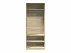 Armario de madera de ingeniería roble Sonoma 80x50x200 cm ES495032