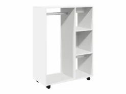 Clearance vidaxl Armario de madera de ingeniería 80x40x110 cm Blanco
