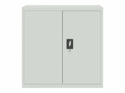 Armario de oficina con 2 puertas 90 cm Acero