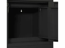 Discount vidaxl Armario de oficina de acero 90x40x102 cm Gris antracita