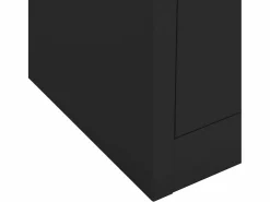 Discount vidaxl Armario de oficina de acero 90x40x102 cm Gris antracita