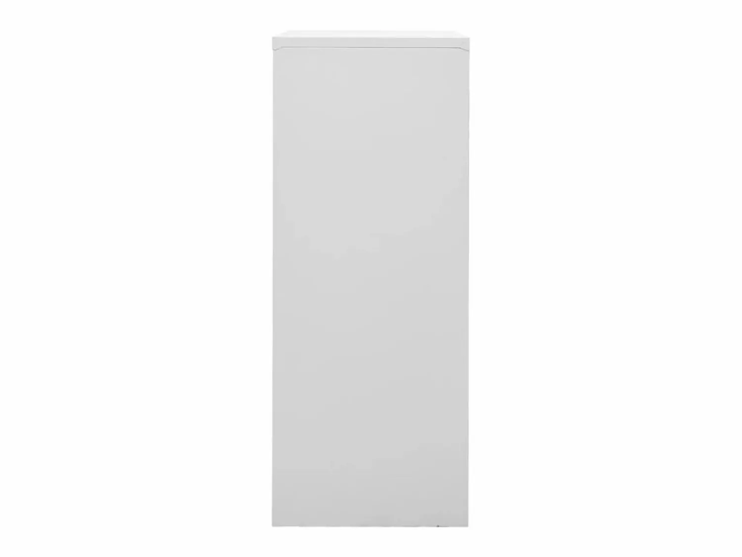 Armario de oficina de acero claro 90x40x102 cm ES438096 Gris