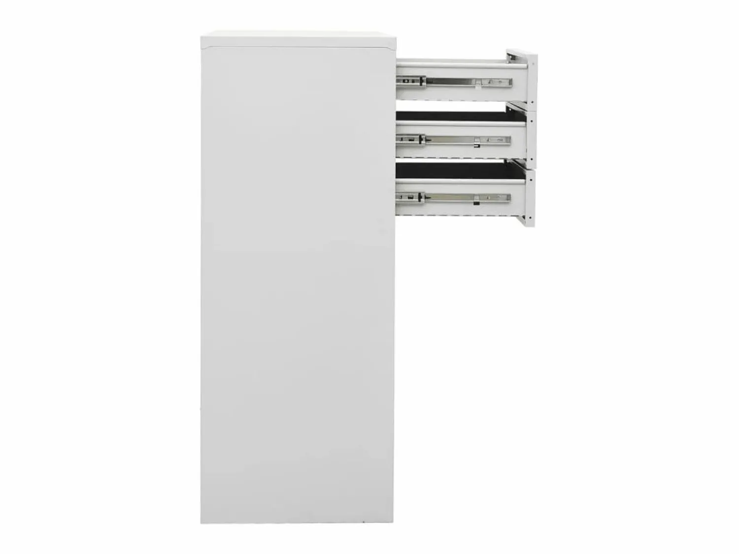 Armario de oficina de acero claro 90x40x102 cm ES438096 Gris
