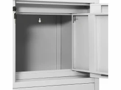 Clearance Armario de oficina de acero claro 90x40x102 cm Cajonera De Escritorio