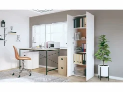 Sale Armario de oficina de madera contrachapada 60x32x190 cm Armario Oficina