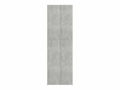 New Armario de oficina hormigón 60x32x190 cm Madera de ingeniería Armario Oficina