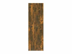 Sale Armario de oficina Roble ahumado 60x32x190 cm Madera de ingeniería Armario Oficina