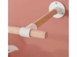Clearance Armario de pared de madera y metal L100 cm ALMA Blanco