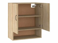 Best Armario de pared madera contrachapada roble sonoma 60x31x70 cm Mueble De Pared Para Baño