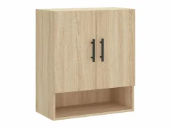 vidaxl Armario de pared madera de ingeniería roble Sonoma 60x31x70 cm