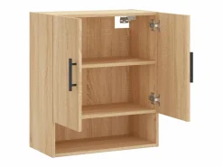 vidaxl Armario de pared madera de ingeniería roble Sonoma 60x31x70 cm