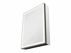Hot Armario de Pared para Baño SucceBuy Armario de Tocador con Espejo y LED de 3 Colores con Intensidad Variable, Función de Desempañado, 50 x 70 cm Blanco