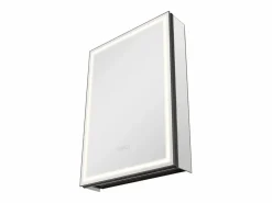 Hot Armario de Pared para Baño SucceBuy Armario de Tocador con Espejo y LED de 3 Colores con Intensidad Variable, Función de Desempañado, 50 x 70 cm Blanco