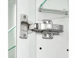 Hot Armario de Pared para Baño SucceBuy Armario de Tocador con Espejo y LED de 3 Colores con Intensidad Variable, Función de Desempañado, 50 x 70 cm Blanco