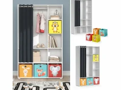 Discount Armario de ropa para niños 105.8x38x178.1 luigi Muebles Niño
