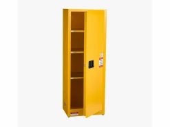 New Armario de Seguridad SucceBuy para Productos Inflamables de 87 L 59 x 46 x 165,1 cm, Armario Cortafuegos para Líquidos Inflamables en Acero Laminado Armario Oficina