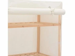 New Armario de tela 79x40x170 cm Mueble Perchero