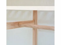 Sale Armario de tela y madera de pino 110x40x170 cm Mueble Perchero