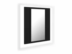Outlet Armario espejo de baño con luz LED acrílico 40x12x45 cm ES874120 Mueble De Pared Para Baño