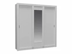 Vente-unique Armario espejo y puertas correderas ROXANE –