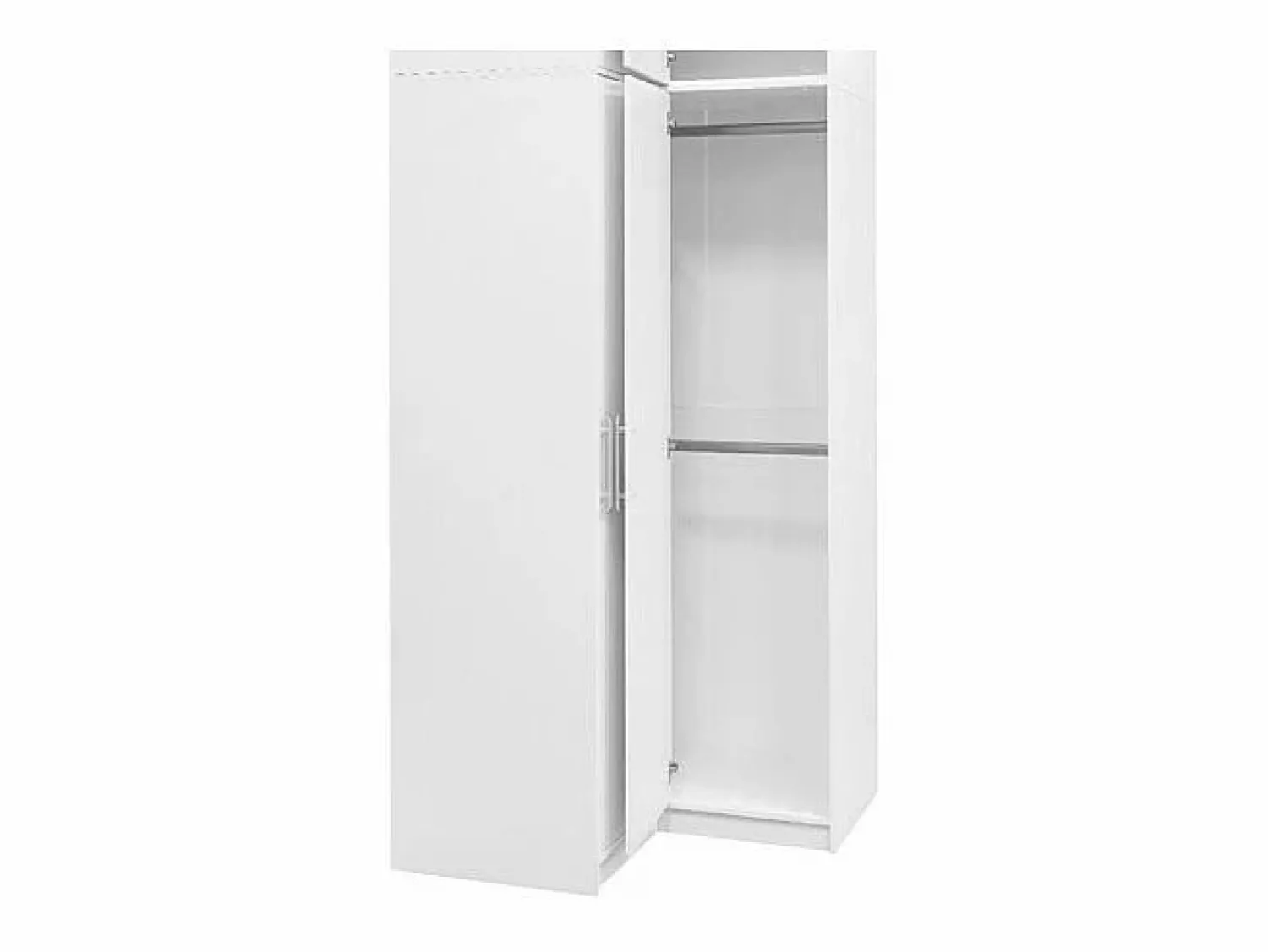 Discount Armario esquinero 2 puertas L115 cm en color - LIZANDRO Armario