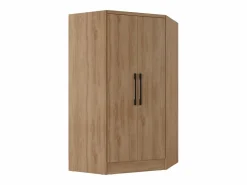 Clearance Vente-unique Armario esquinero de 2 puertas L101 cm color natural - AURALI Color natural claro