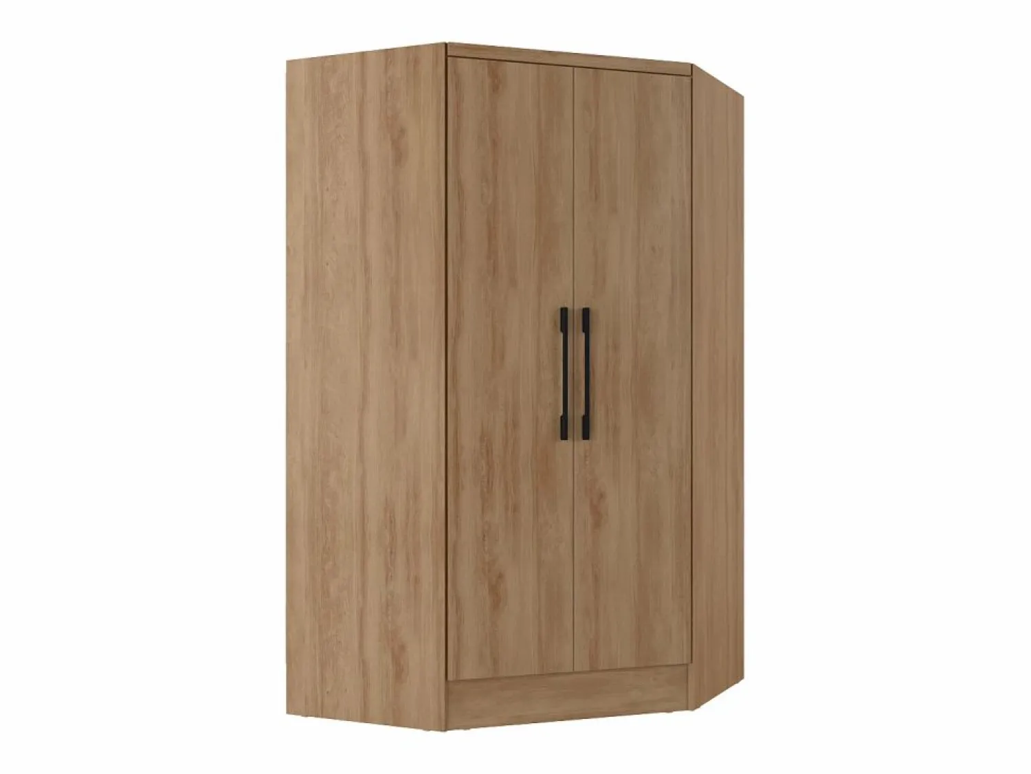 Clearance Vente-unique Armario esquinero de 2 puertas L101 cm color natural - AURALI Color natural claro