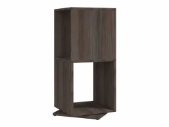 Clicnbuy Armario giratorio aglomerado y Sonoma 34,5x34,5x75,5 cm