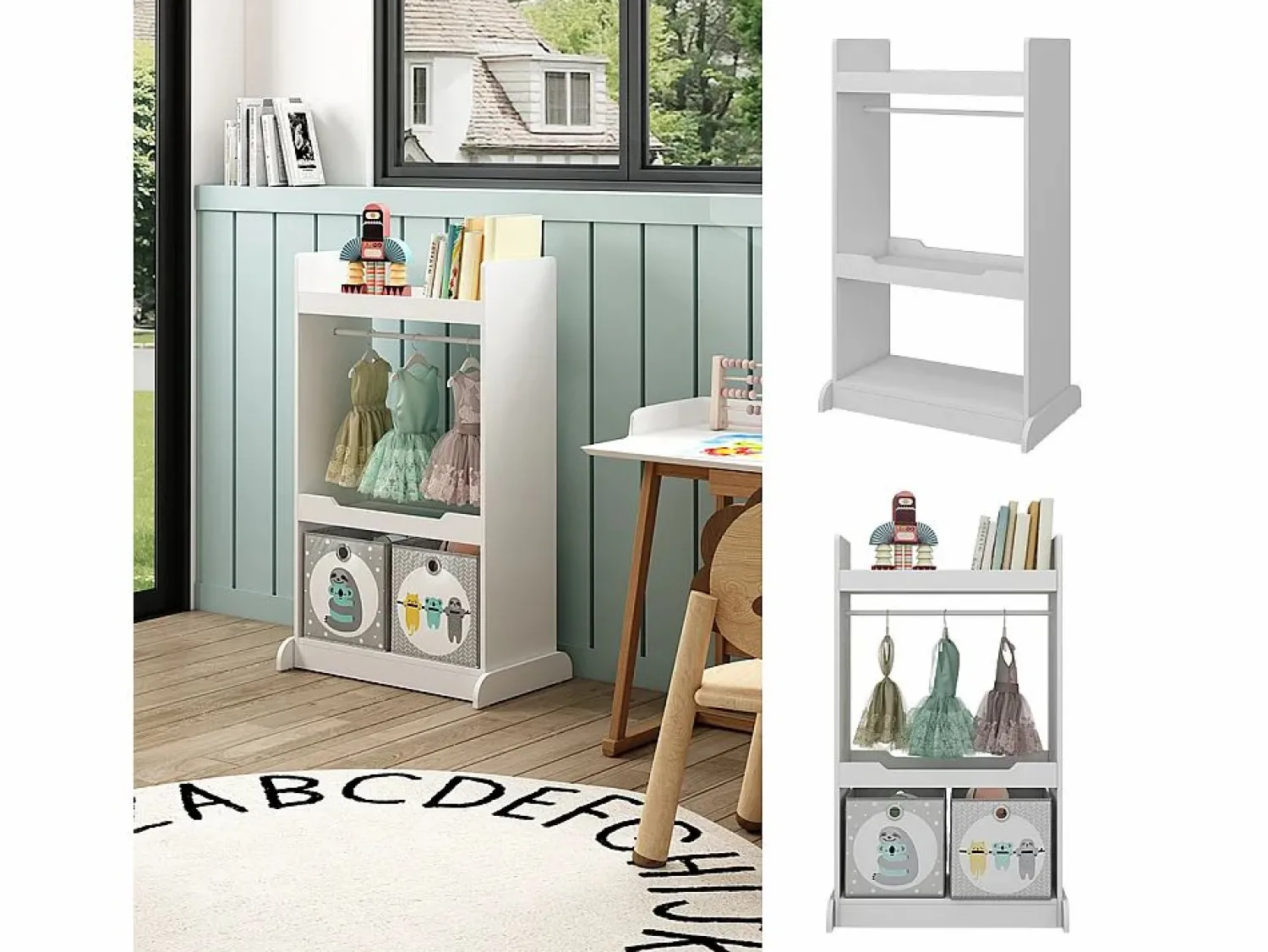Online Vicco Armario infantil 67x38x110 conny Blanco