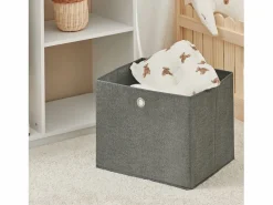 Outlet Sobuy Armario Infantil con 3 Ganchos, 1 Cesta y 1 Percha Mueble Organizador Juguetes y Ropa 97 x 35 x 108 cm KMB40-W ES Blanco