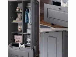 Discount Armario infantil 83.3x53.4x187 ajaton Muebles Niño