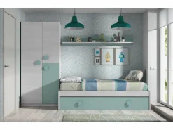 Loungitude Armario juvenil de 3 puertas Enjoy