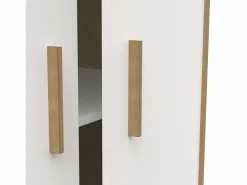 Armario Juvenil Infantil Naili 2 Puertas Roble Hamilton 90x183 cm