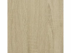 Outlet vidaxl Armario lavabo baño madera ingeniería roble Sonoma 60x33x60 cm Marru00f3n