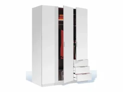 Loungitude Armario LC 3 puertas + 3 cajones 180x121x52 cm