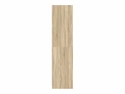 Clearance Armario madera contrachapada color roble Sonoma 100x50x200 cm Armario